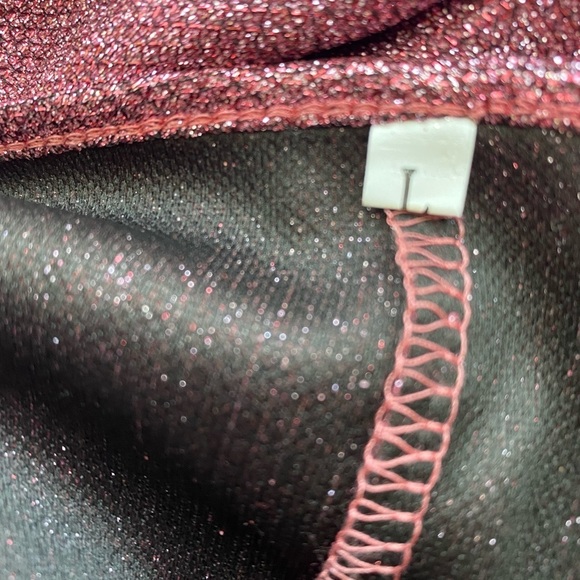 Nwot Sequined Sparkley Pink gown. Sz L. - Picture 8 of 12